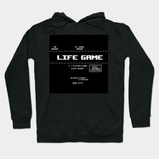 Old Retro Videogame Title Screen Pixel Design Hoodie